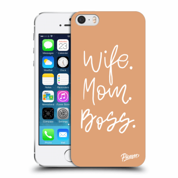 Picasee ULTIMATE CASE pro Apple iPhone 5/5S/SE - Boss Mama