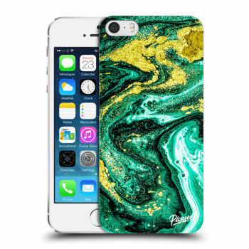 Picasee ULTIMATE CASE pro Apple iPhone 5/5S/SE - Green Gold