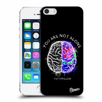 Obal pre Apple iPhone 5/5S/SE - Brain - White