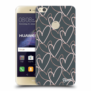Picasee silikónový prehľadný obal pre Huawei P9 Lite 2017 - Lots of love