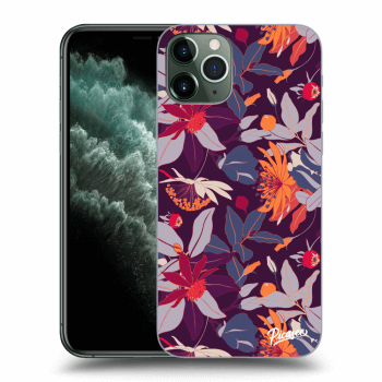 Obal pre Apple iPhone 11 Pro Max - Purple Leaf