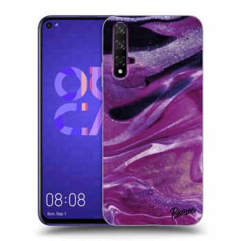 Obal pre Huawei Nova 5T - Purple glitter