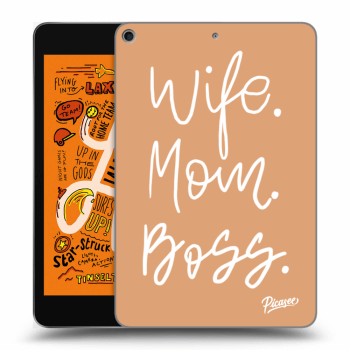 Picasee silikónový prehľadný obal pre Apple iPad mini 2019 (5. gen) - Boss Mama