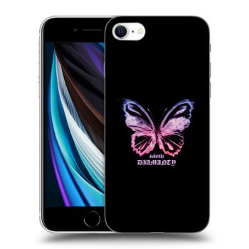 Obal pre Apple iPhone SE 2020 - Diamanty Purple