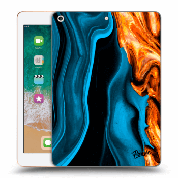 Obal pre Apple iPad 9.7" 2018 (6. gen) - Gold blue