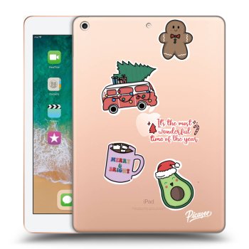Obal pre Apple iPad 9.7" 2018 (6. gen) - Christmas Stickers