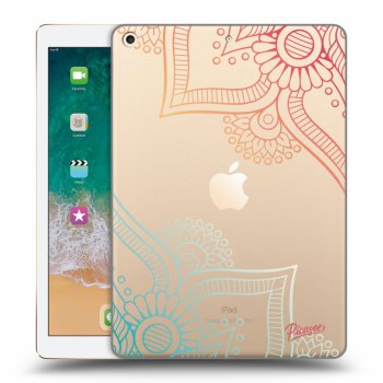 Picasee silikónový prehľadný obal pre Apple iPad 9.7" 2017 (5. gen) - Flowers pattern