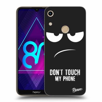 Picasee silikónový čierny obal pre Honor 8A - Don't Touch My Phone