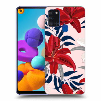 Obal pre Samsung Galaxy A21s - Red Lily