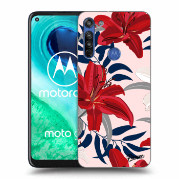 Obal pre Motorola Moto G8 - Red Lily