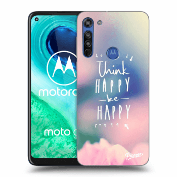 Obal pre Motorola Moto G8 - Think happy be happy