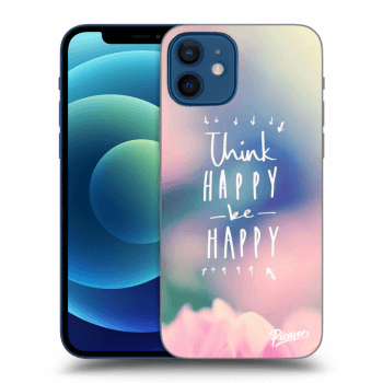 Obal pre Apple iPhone 12 - Think happy be happy