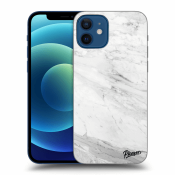 Obal pre Apple iPhone 12 - White marble