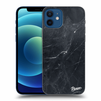 Obal pre Apple iPhone 12 - Black marble