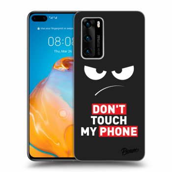 Obal pre Huawei P40 - Angry Eyes - Transparent