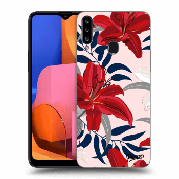 Obal pre Samsung Galaxy A20s - Red Lily