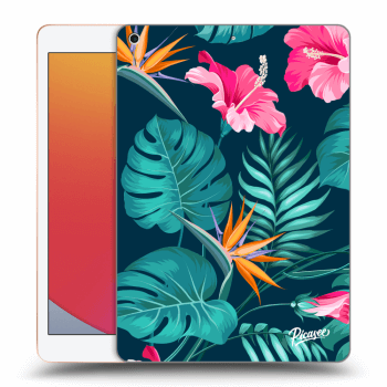 Obal pre Apple iPad 10.2" 2020 (8. gen) - Pink Monstera