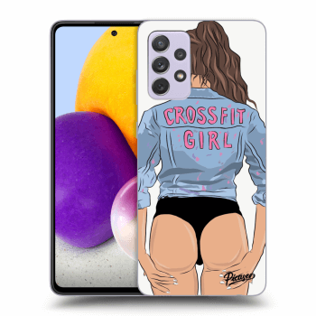 Obal pre Samsung Galaxy A72 A725F - Crossfit girl - nickynellow