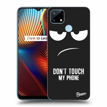 Picasee silikónový čierny obal pre Realme 7i - Don't Touch My Phone