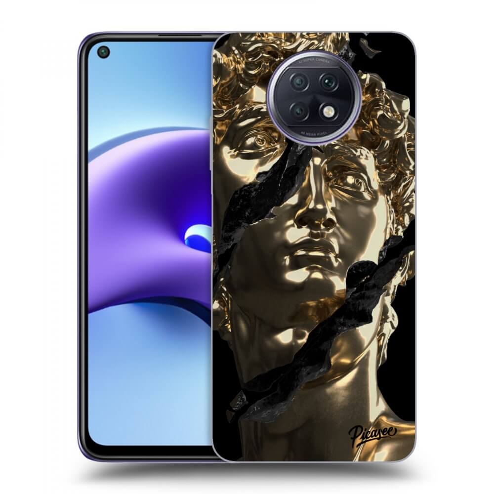 Silikónový čierny Obal Pre Xiaomi Redmi Note 9T - Golder