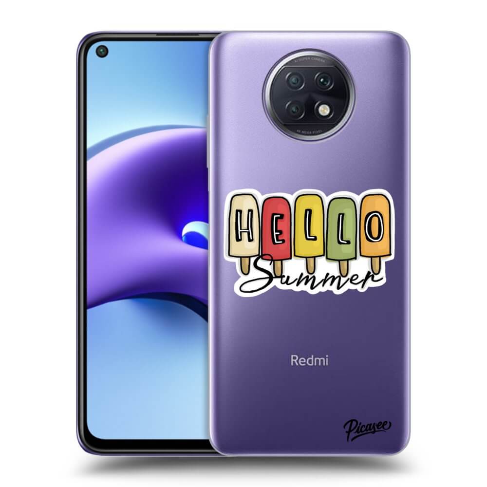 Silikónový Prehľadný Obal Pre Xiaomi Redmi Note 9T - Ice Cream