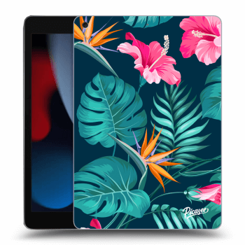 Obal pre Apple iPad 10.2" 2021 (9. gen) - Pink Monstera