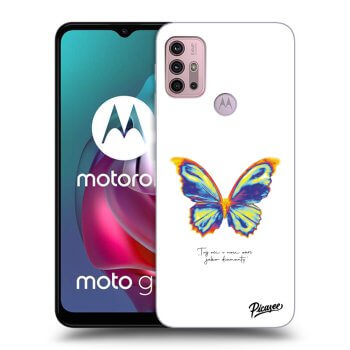 Obal pre Motorola Moto G30 - Diamanty White
