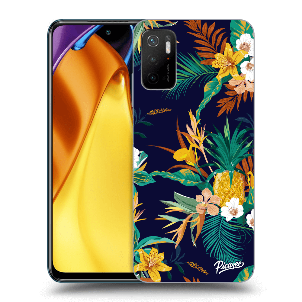 Silikónový čierny Obal Pre Xiaomi Poco M3 Pro 5G - Pineapple Color