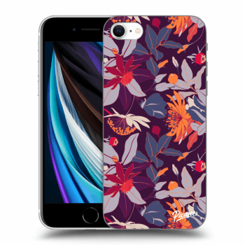 Obal pre Apple iPhone SE 2022 - Purple Leaf