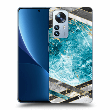 Obal pre Xiaomi 12 Pro - Blue geometry