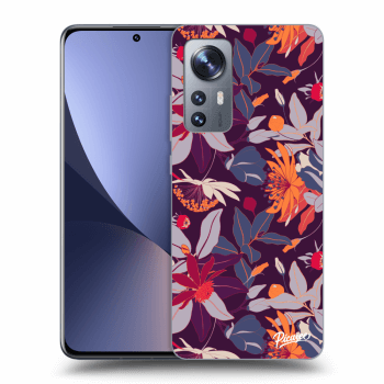 Obal pre Xiaomi 12X - Purple Leaf