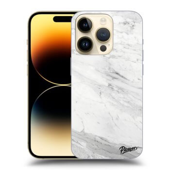 Obal pre Apple iPhone 14 Pro - White marble