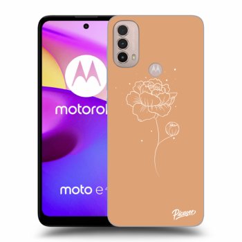 Obal pre Motorola Moto E40 - Peonies
