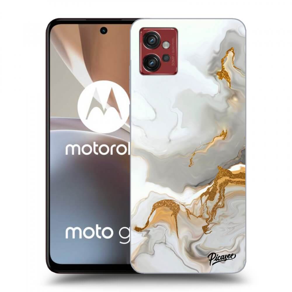 Picasee silikónový čierny obal pre Motorola Moto G32 - Her