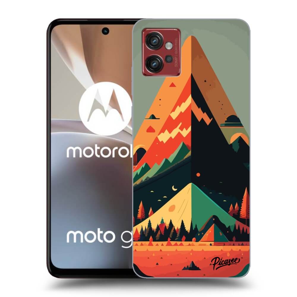 Picasee silikónový čierny obal pre Motorola Moto G32 - Oregon