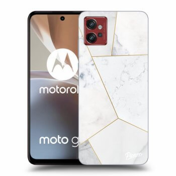 Obal pre Motorola Moto G32 - White tile