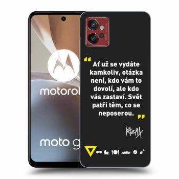 Obal pre Motorola Moto G32 - Kazma - SVĚT PATŘÍ TĚM, CO SE NEPOSEROU