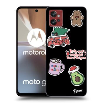 Obal pre Motorola Moto G32 - Christmas Stickers