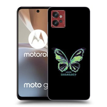 Picasee silikónový čierny obal pre Motorola Moto G32 - Diamanty Blue