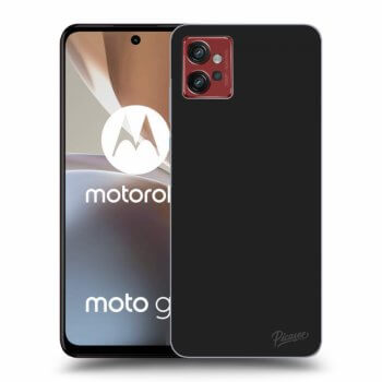 Picasee silikónový čierny obal pre Motorola Moto G32 - Clear