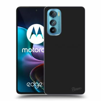 Picasee silikónový čierny obal pre Motorola Edge 30 - Clear