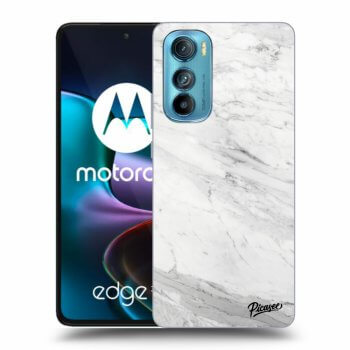 Obal pre Motorola Edge 30 - White marble