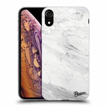 Obal pre Apple iPhone XR - White marble