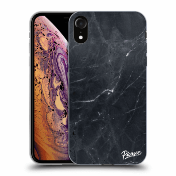Obal pre Apple iPhone XR - Black marble