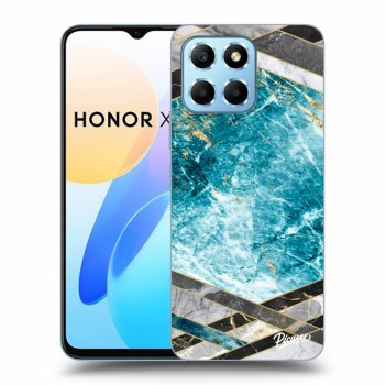 Obal pre Honor X8 5G - Blue geometry