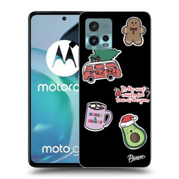 Obal pre Motorola Moto G72 - Christmas Stickers
