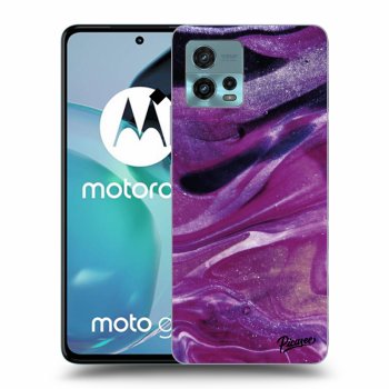 Obal pre Motorola Moto G72 - Purple glitter