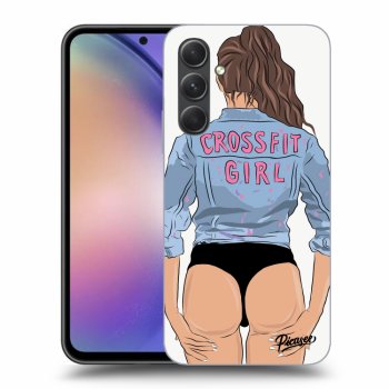 Obal pre Samsung Galaxy A54 5G - Crossfit girl - nickynellow