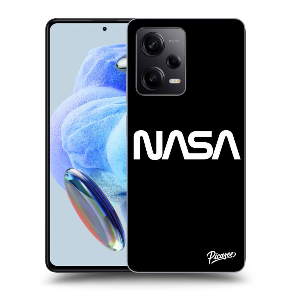 Silikónový čierny Obal Pre Xiaomi Redmi Note 12 5G - NASA Basic