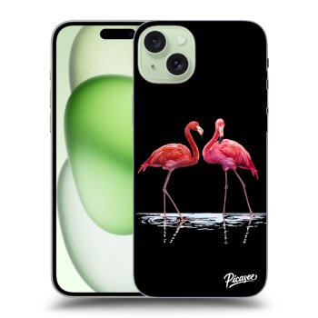 Obal pre Apple iPhone 15 Plus - Flamingos couple